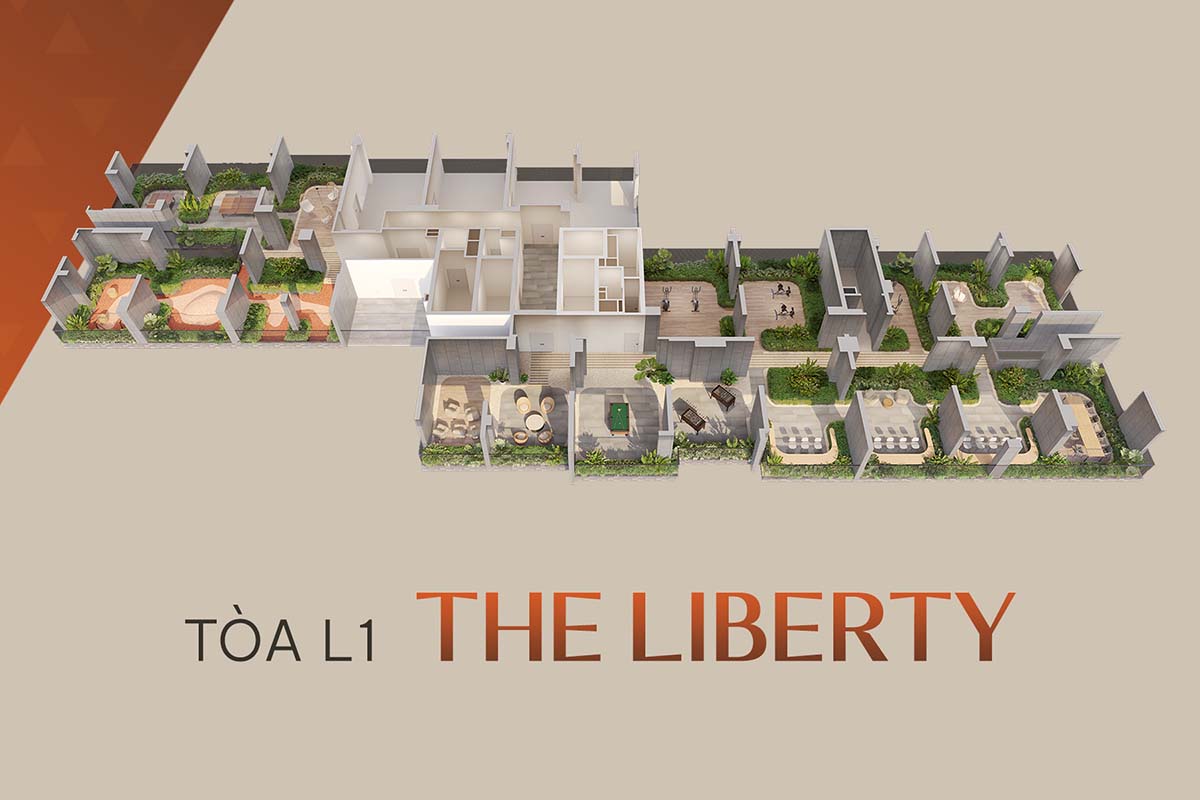 Tiện ích tầng 20 tòa The Liberty dự án Masteri Lakeside