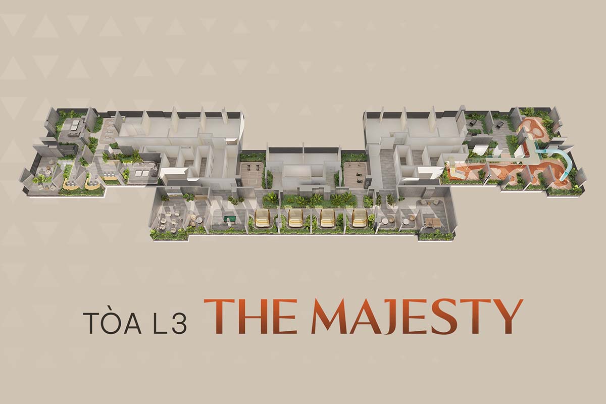 Tiện ích tầng 20 tòa The Majesty dự án Masteri Lakeside