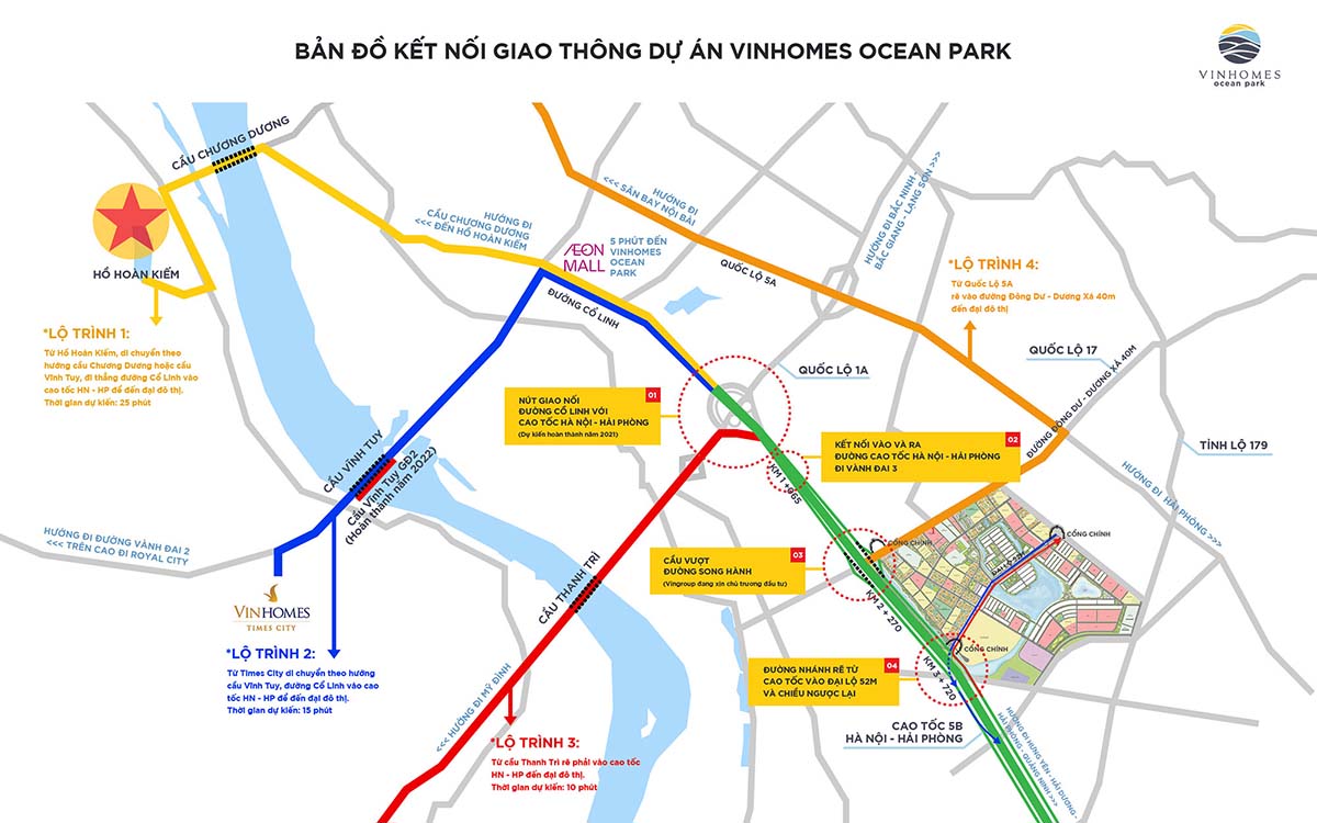 Bản đồ giao thông Ocean Park 1